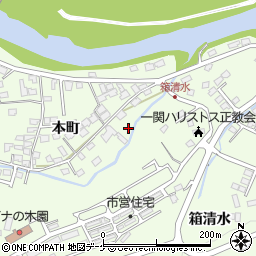 岩手県一関市萩荘本町周辺の地図