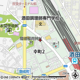 酒田駅前メンタルクリニック周辺の地図