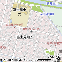 富士見町二丁目周辺の地図