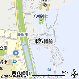 宮城県気仙沼市東八幡前23周辺の地図