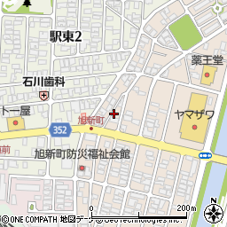 山形県酒田市旭新町13周辺の地図