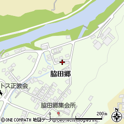 岩手県一関市萩荘脇田郷周辺の地図