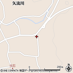 山形県酒田市生石矢流川123周辺の地図