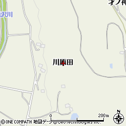 岩手県一関市滝沢川原田周辺の地図