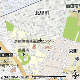 山形県酒田市北今町4-8周辺の地図