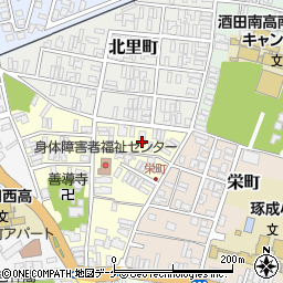 山形県酒田市北今町4周辺の地図