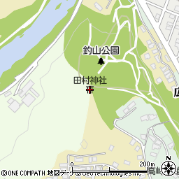 田村神社周辺の地図