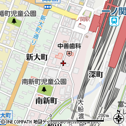 一関駅前薬局周辺の地図