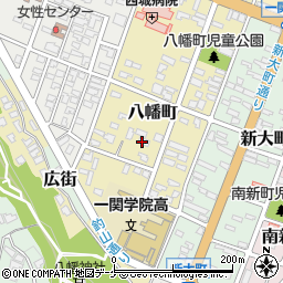 岩手県一関市八幡町3-9周辺の地図