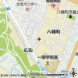 岩手県一関市八幡町3-25周辺の地図
