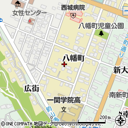 岩手県一関市八幡町3周辺の地図