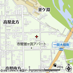 岩手県一関市萩荘釜ケ淵102周辺の地図