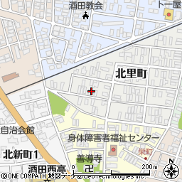 山形県酒田市北里町11-5周辺の地図