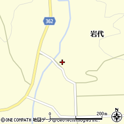 山形県酒田市北俣岩代25周辺の地図