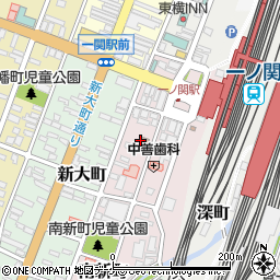 一関駅前郵便局 ＡＴＭ周辺の地図