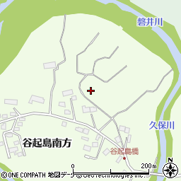 岩手県一関市萩荘（谷起島北方）周辺の地図