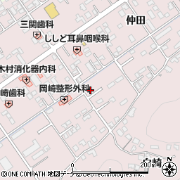 岩手県一関市三関仲田137-2周辺の地図