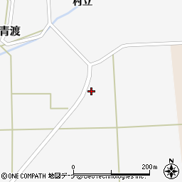 山形県酒田市新青渡村立1周辺の地図