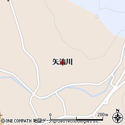 山形県酒田市生石矢流川周辺の地図