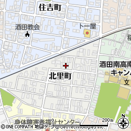 山形県酒田市北里町6-3周辺の地図