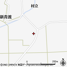 山形県酒田市新青渡村立89-1周辺の地図