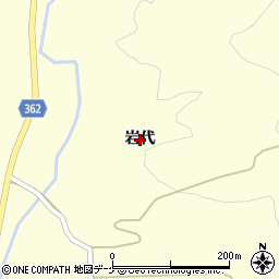 山形県酒田市北俣（岩代）周辺の地図