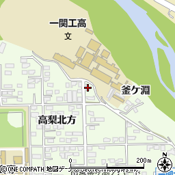 岩手県一関市萩荘釜ケ淵82-1周辺の地図