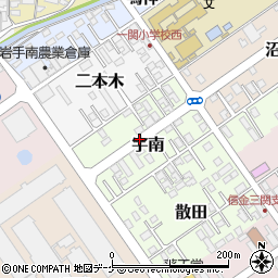 〒021-0834 岩手県一関市宇南の地図