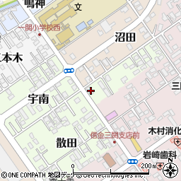 岩手県一関市散田37周辺の地図