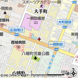 岩手県家庭教師協会　一関事務局周辺の地図