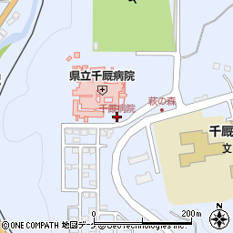 千厩病院前周辺の地図
