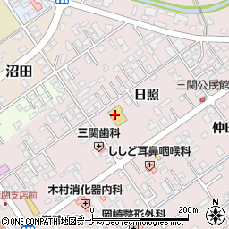 岩手県一関市三関日照周辺の地図