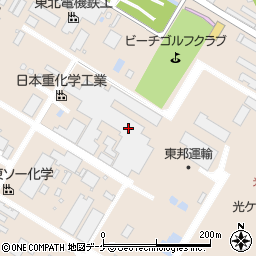 日本重化学工業労組　酒田支部周辺の地図