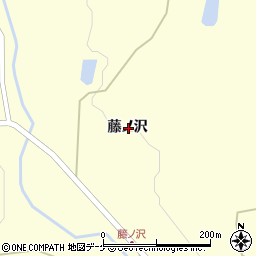 岩手県一関市狐禅寺藤ノ沢周辺の地図