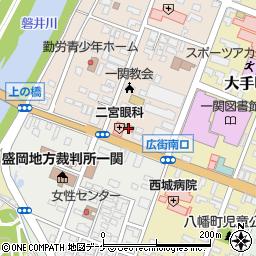 一関田村町郵便局 ＡＴＭ周辺の地図