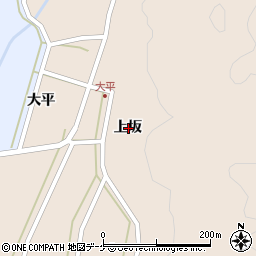 山形県酒田市生石上坂周辺の地図