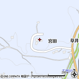 一関市役所　千厩支所千厩保育園周辺の地図