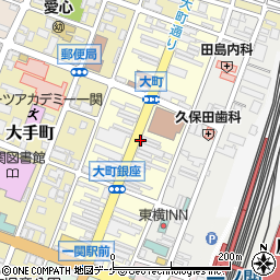 株式会社岩手リオン補聴器センター一関店周辺の地図