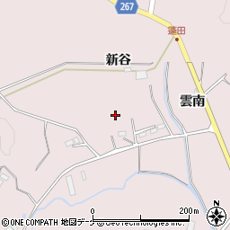 岩手県一関市千厩町磐清水（新谷）周辺の地図
