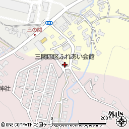 三関四区ふれあい会館周辺の地図