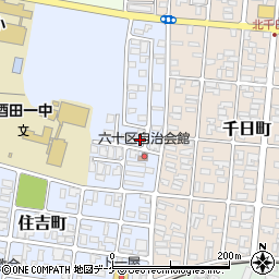 山形県酒田市住吉町7-1周辺の地図