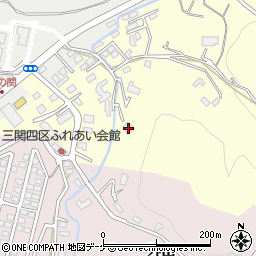 岩手県一関市狐禅寺八郎沢周辺の地図