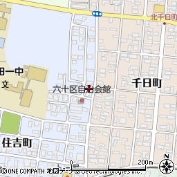 山形県酒田市住吉町6-46周辺の地図