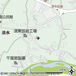 岩手県一関市赤荻清水151-6周辺の地図