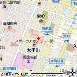 ヤマザキショップ　一関病院店周辺の地図