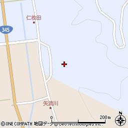山形県酒田市北沢仁枚田周辺の地図