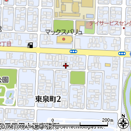 山形県酒田市東泉町2丁目10-24周辺の地図