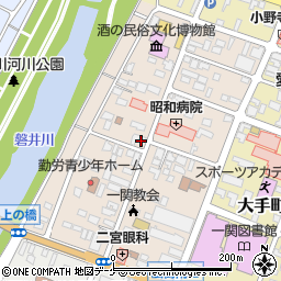 岩手県一関市田村町周辺の地図