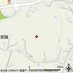 岩手県一関市滝沢（宮田）周辺の地図