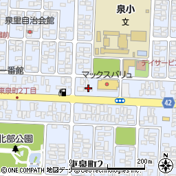 うさちゃんクリーニング　東泉町店周辺の地図